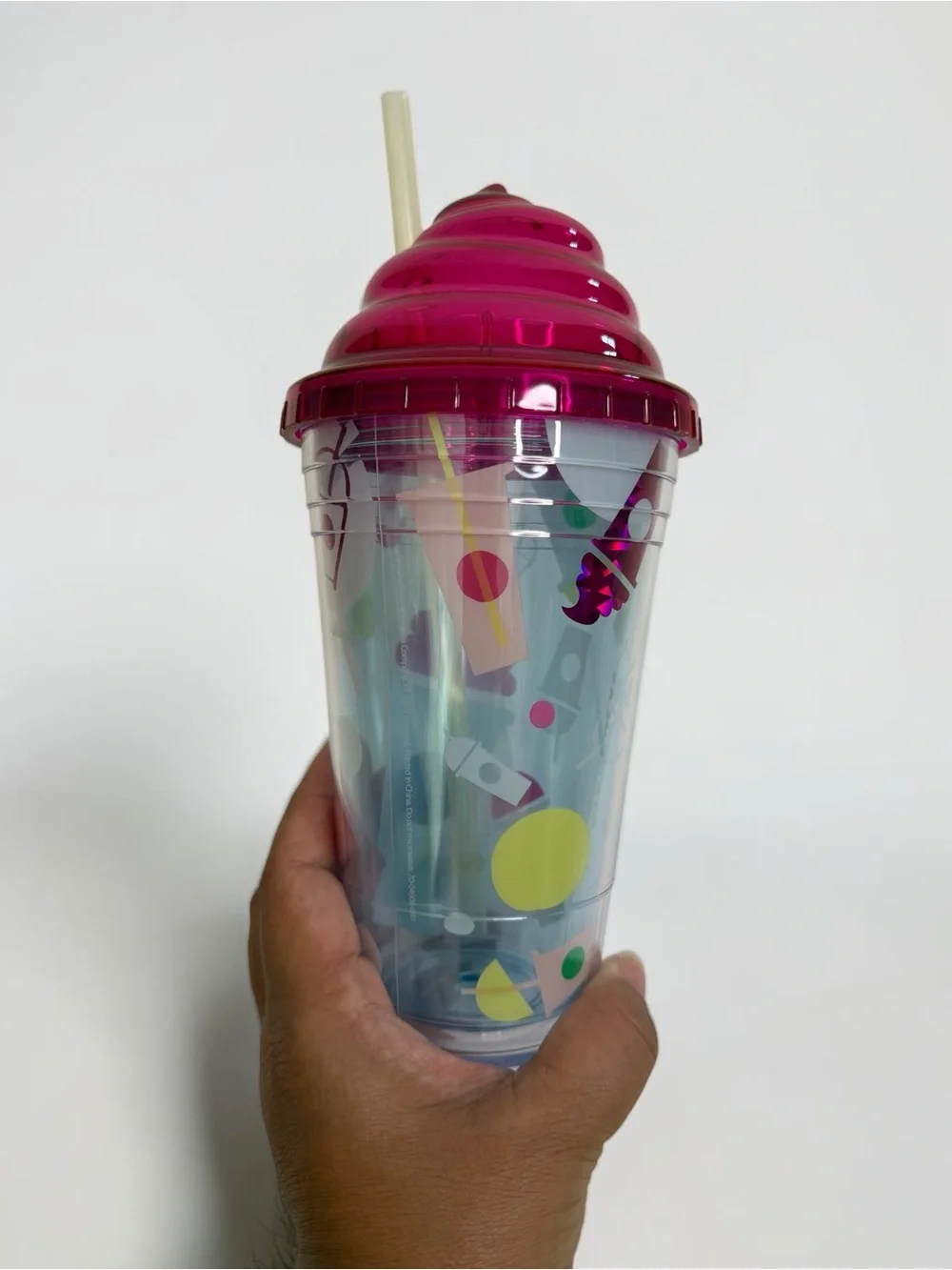 Starbucks Japan 2016 Limited Edition Cold Cup - Whipped Cream Lid - 16oz
